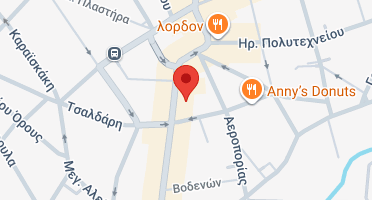 Location of business on map