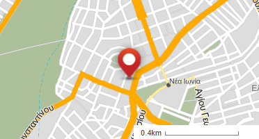 Location of business on map