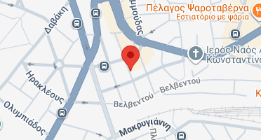 Location of business on map