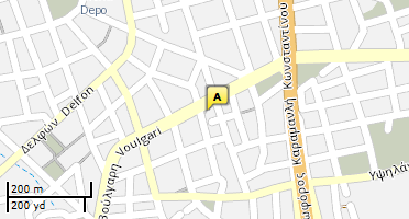 Location of business on map
