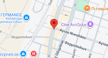 Location of business on map