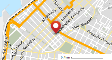 Location of business on map