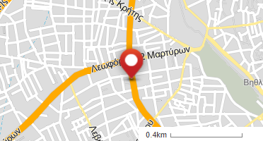 Location of business on map