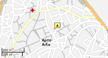 Location of business on map
