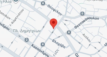 Location of business on map