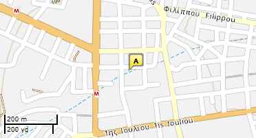 Location of business on map