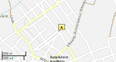 Location of business on map