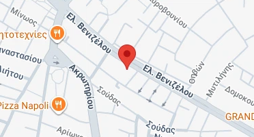 Χάρτης και σημείο της επιχείρησης
