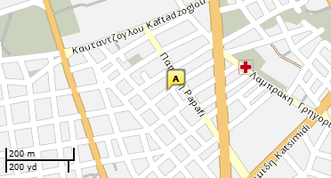 Location of business on map