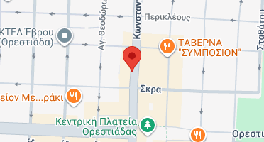 Location of business on map