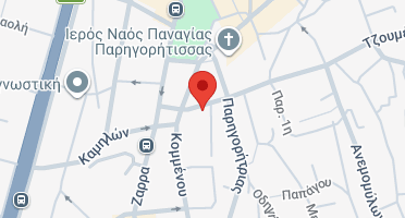 Location of business on map