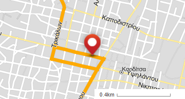 Location of business on map
