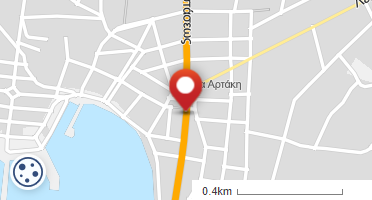 Location of business on map
