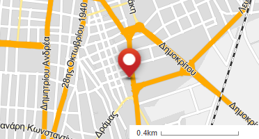 Location of business on map