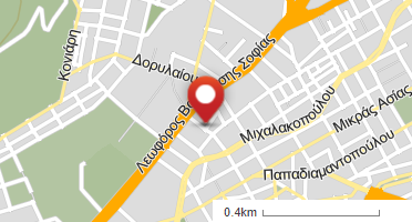 Location of business on map