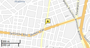 Location of business on map