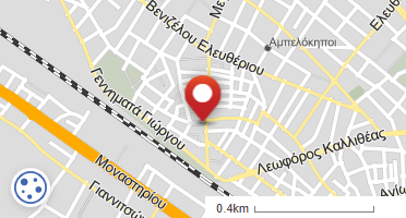 Location of business on map