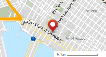 Location of business on map