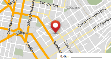 Location of business on map