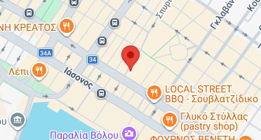 Location of business on map