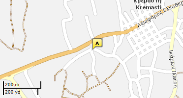 Location of business on map