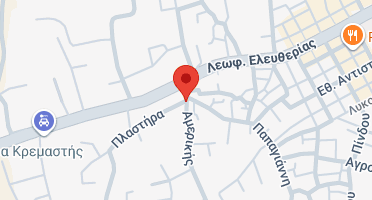 Location of business on map