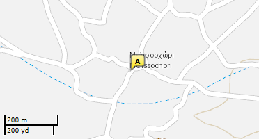 Location of business on map