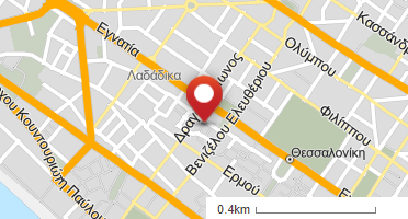 Location of business on map