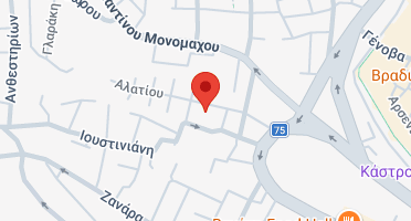 Location of business on map