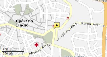 Χάρτης και σημείο της επιχείρησης