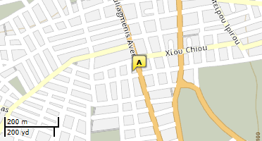 Location of business on map