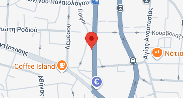 Location of business on map