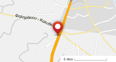 Location of business on map