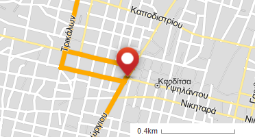 Location of business on map