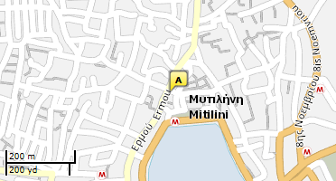 Location of business on map