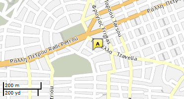 Location of business on map