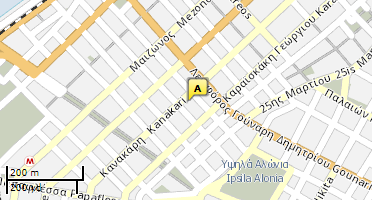 Location of business on map