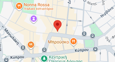 Location of business on map