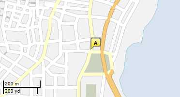 Location of business on map