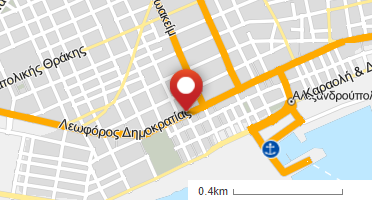 Location of business on map