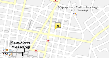 Location of business on map