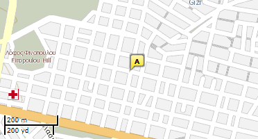 Location of business on map