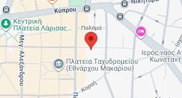 Location of business on map
