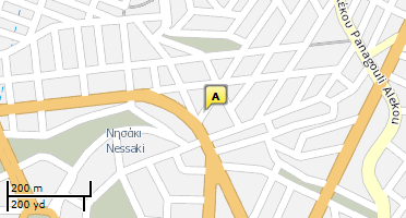 Location of business on map