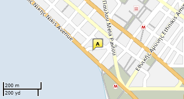 Location of business on map