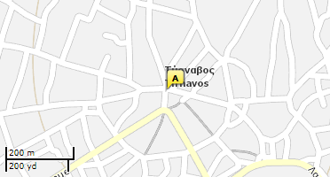 Χάρτης και σημείο της επιχείρησης