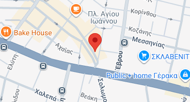 Location of business on map