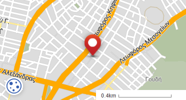 Location of business on map
