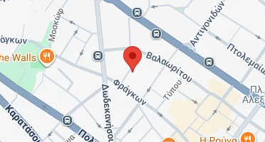 Location of business on map