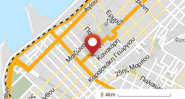 Location of business on map